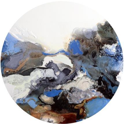 Peinture C3400 par Naen | Tableau Abstrait Acrylique, Encre