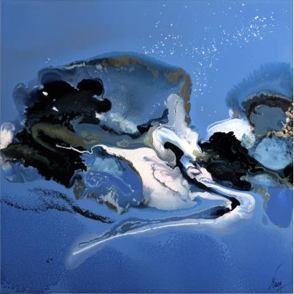 Peinture C3410 par Naen | Tableau Abstrait Acrylique, Encre