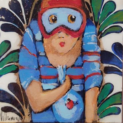 Peinture Pesca salada par Villanueva Puigdelliura Natalia | Tableau Figuratif