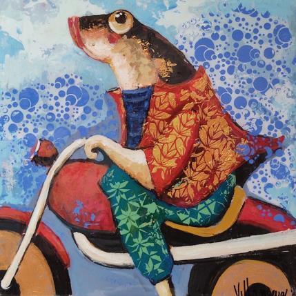 Peinture Viaje par Villanueva Puigdelliura Natalia | Tableau Figuratif