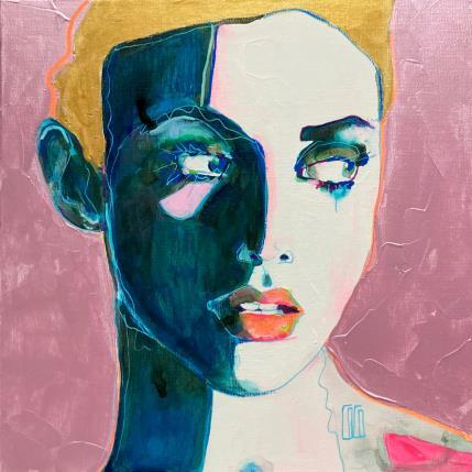 Painting Love is in the air by Coco | Painting Figurative Acrylic Portrait