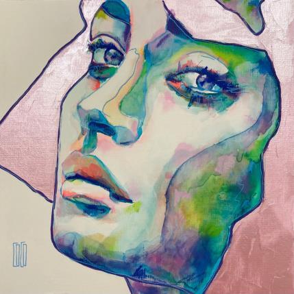 Painting Puissance d'agir by Coco | Painting Figurative Acrylic Portrait