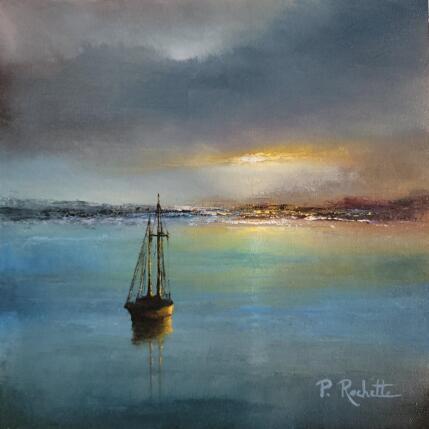 Peinture Peaceful  par Rochette Patrice | Tableau Figuratif Huile Marine