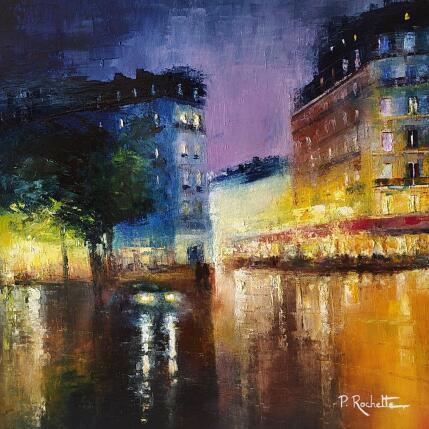 Peinture Un air de paname  par Rochette Patrice | Tableau Figuratif Huile Urbain