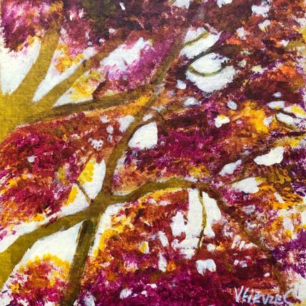 Peinture Au coeur du feuillage par Fièvre Véronique | Tableau  Acrylique Nature