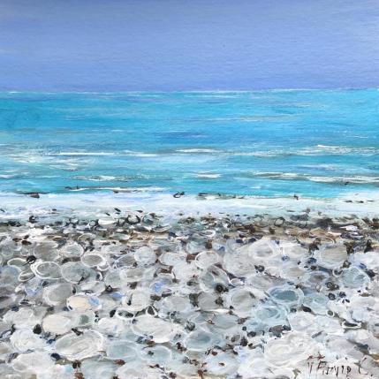 Peinture Couleurs d'été à Oléron par Fièvre Véronique | Tableau Figuratif Acrylique Nature, Paysages