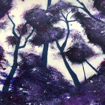 Peinture Symphonie des cîmes par Fièvre Véronique | Tableau  Acrylique Nature