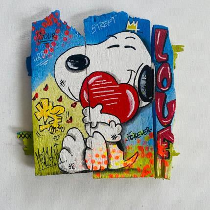 Peinture Amour par Molla Nathalie  | Tableau Pop-art Acrylique, Bois, Posca Icones Pop