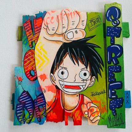 Peinture Hello par Molla Nathalie  | Tableau Pop-art Acrylique, Bois, Posca Icones Pop