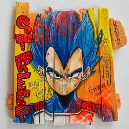 Painting Bang by Molla Nathalie  | Painting Pop-art Acrylic, Posca, Wood Pop icons