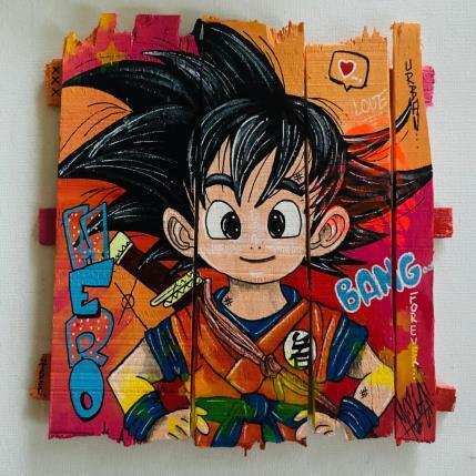 Peinture Urban par Molla Nathalie  | Tableau Pop-art Acrylique, Bois, Posca Icones Pop