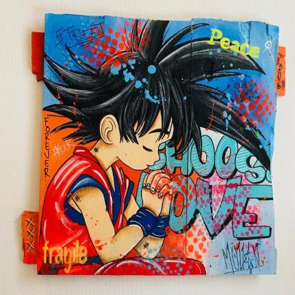 Peinture Peace par Molla Nathalie  | Tableau Pop-art Acrylique, Bois, Posca Icones Pop
