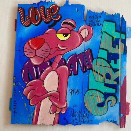 Peinture Pink par Molla Nathalie  | Tableau Pop-art Acrylique, Bois, Posca Icones Pop
