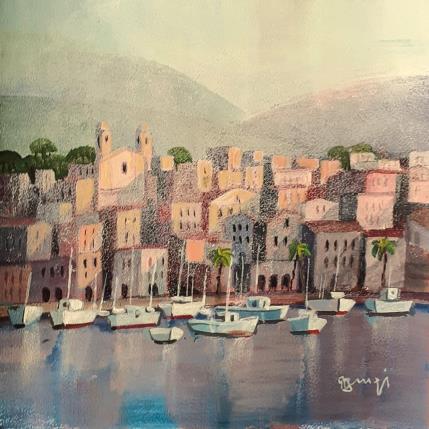 Peinture AP92 CORSE BASTIA par Burgi Roger | Tableau Figuratif Acrylique Marine, Paysages, Urbain