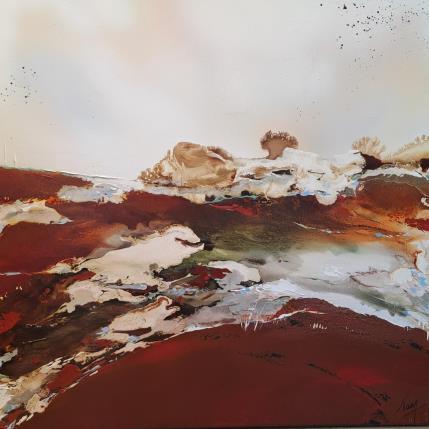 Peinture 603 par Naen | Tableau Abstrait Acrylique, Encre