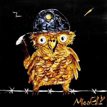 Painting AU BOULUS by Moogly | Painting Raw art Acrylic, Pigments, Resin Animals
