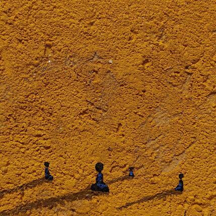 Peinture A499 par Lemonnier  | Tableau Matiérisme Acrylique, Zinc Paysages