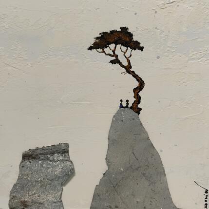 Peinture A528 par Lemonnier  | Tableau Matiérisme Acrylique, Zinc Paysages