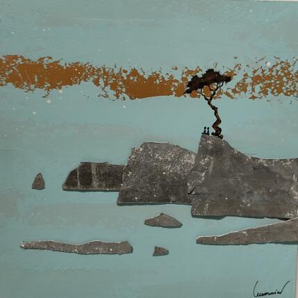 Peinture A513 par Lemonnier  | Tableau Matiérisme Acrylique, Zinc Paysages