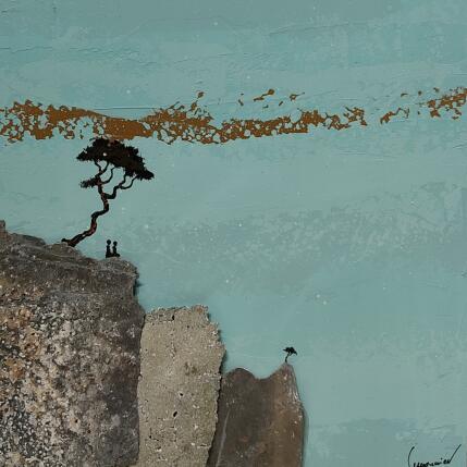 Gemälde A514 von Lemonnier  | Gemälde Materialismus Acryl, Zinc Landschaften