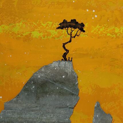 Peinture A515 par Lemonnier  | Tableau Matiérisme Acrylique, Zinc Paysages