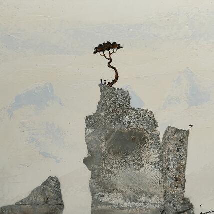 Peinture A519 par Lemonnier  | Tableau Matiérisme Acrylique, Zinc Paysages