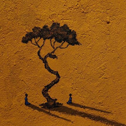 Peinture A521 par Lemonnier  | Tableau Matiérisme Acrylique, Zinc Paysages