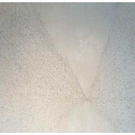 Painting Nacre Blanche by Levesque Emmanuelle | Painting  Oil