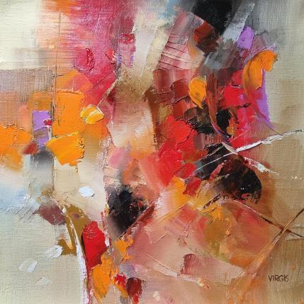 Peinture Positive composition par Virgis | Tableau Abstrait Huile Minimaliste