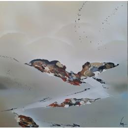 Painting 915 by Naen | Painting Abstract Acrylic, Ink