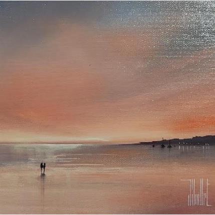 Peinture Les promesses du jour nouveau par Guillet Jerome | Tableau Figuratif Huile Marine, Paysages