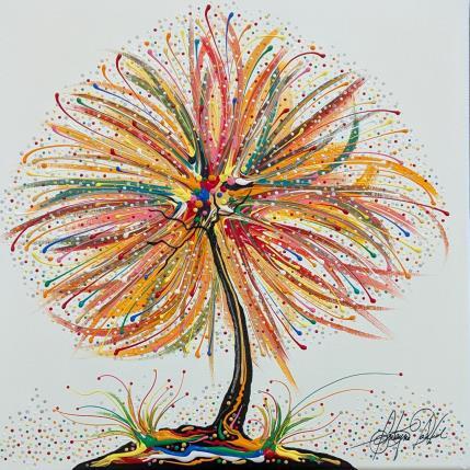 Peinture Viens à moi par Fonteyne David | Tableau Figuratif Acrylique Minimaliste, Paysages