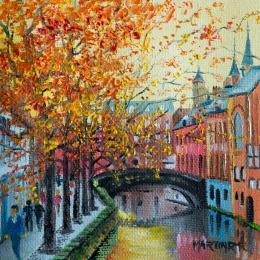 Painting Paisaje Sonado by Rodriguez Rio Martin | Painting Figurative Oil Urban