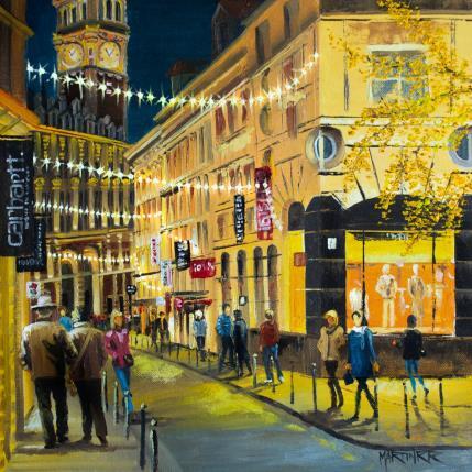 Peinture Hora del Amor par Rodriguez Rio Martin | Tableau Figuratif Huile Urbain