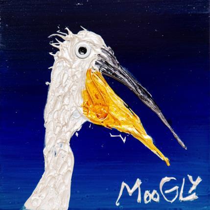 Peinture BAVARDUS par Moogly | Tableau Art Singulier Acrylique, Pigments, Résine Animaux