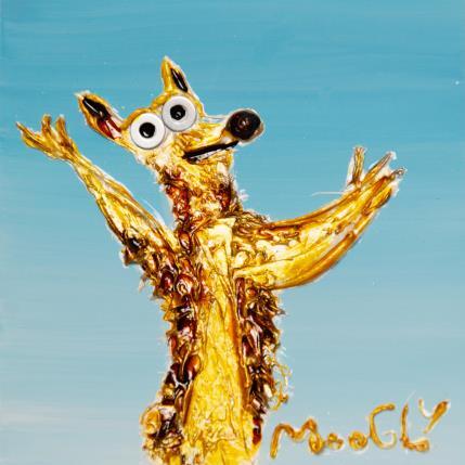 Peinture GRATITUDUS par Moogly | Tableau Art Singulier Acrylique, Pigments, Résine Animaux