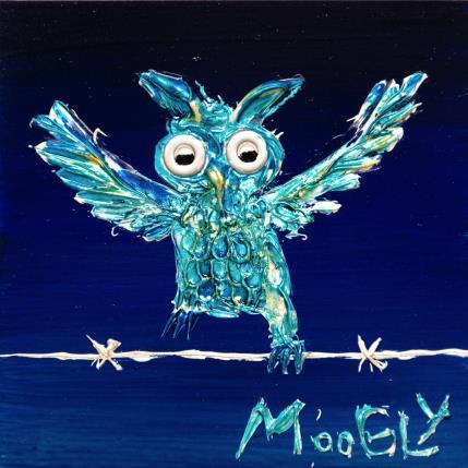 Peinture HABILETUS par Moogly | Tableau Art Singulier Acrylique, Pigments, Résine Animaux
