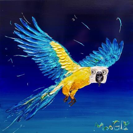 Peinture MÉFIUS par Moogly | Tableau Art Singulier Acrylique, Pigments, Résine Animaux