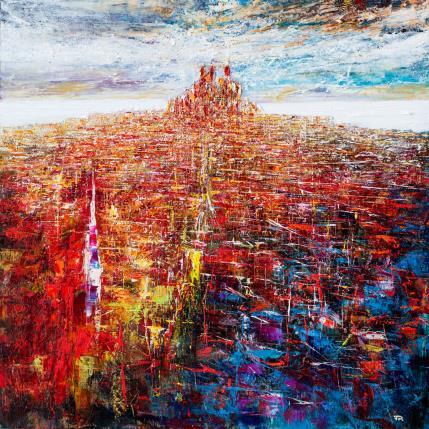 Peinture NYC par Reymond Pierre | Tableau Figuratif Huile Urbain