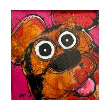 Peinture Hello par Maury Hervé | Tableau Art Singulier Animaux