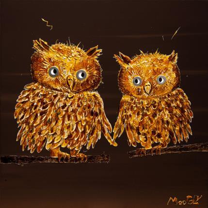 Peinture Complémentarius par Moogly | Tableau Art Singulier Acrylique, Pigments, Résine Animaux