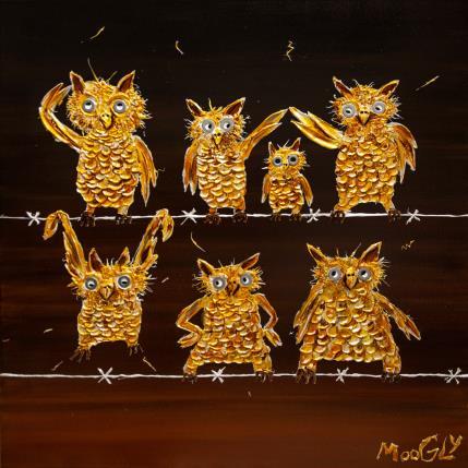 Peinture Quandiratus par Moogly | Tableau Art Singulier Acrylique, Pigments, Résine Animaux