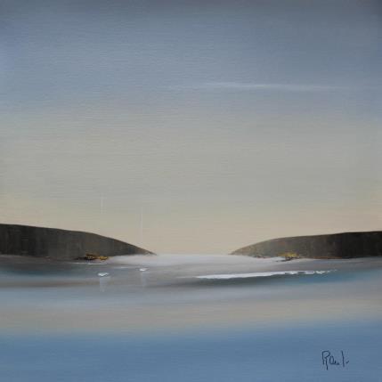 Gemälde Douceur marine 75 von Roussel Marie-Ange et Fanny | Gemälde Figurativ Öl Marine, Minimalistisch