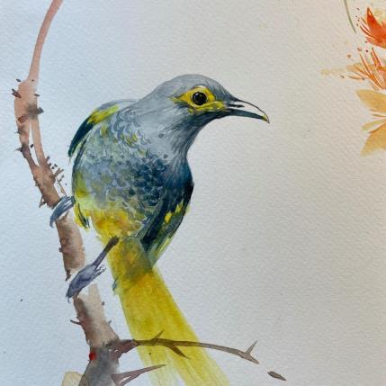 Peinture Bird 1 par Yu Huan Huan | Tableau Figuratif Encre