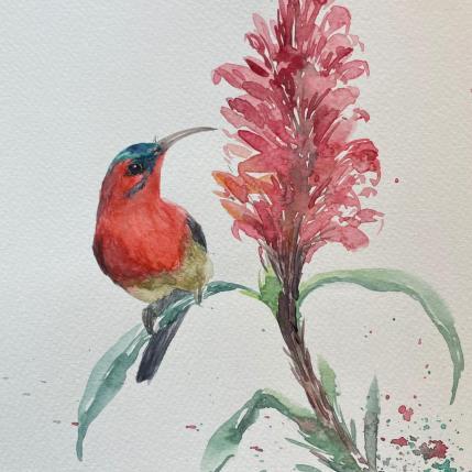 Peinture Bird 3 par Yu Huan Huan | Tableau Figuratif Encre