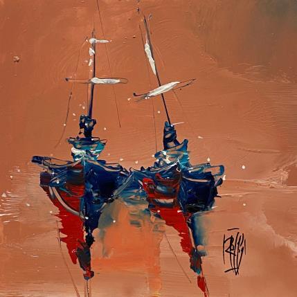 Painting Coeur de marin by Raffin Christian | Painting Figurative Oil Marine