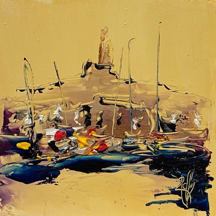 Peinture Juste là par Raffin Christian | Tableau Figuratif Huile Marine