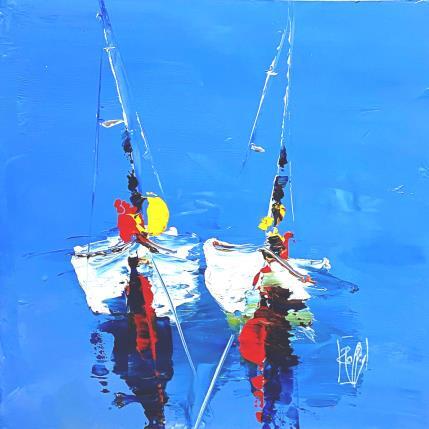 Peinture Duo par Raffin Christian | Tableau Figuratif Huile Marine