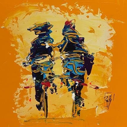 Peinture Sourire par Raffin Christian | Tableau Figuratif Huile Scènes de vie