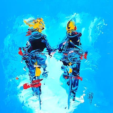 Peinture Main Complice par Raffin Christian | Tableau Figuratif Huile Scènes de vie